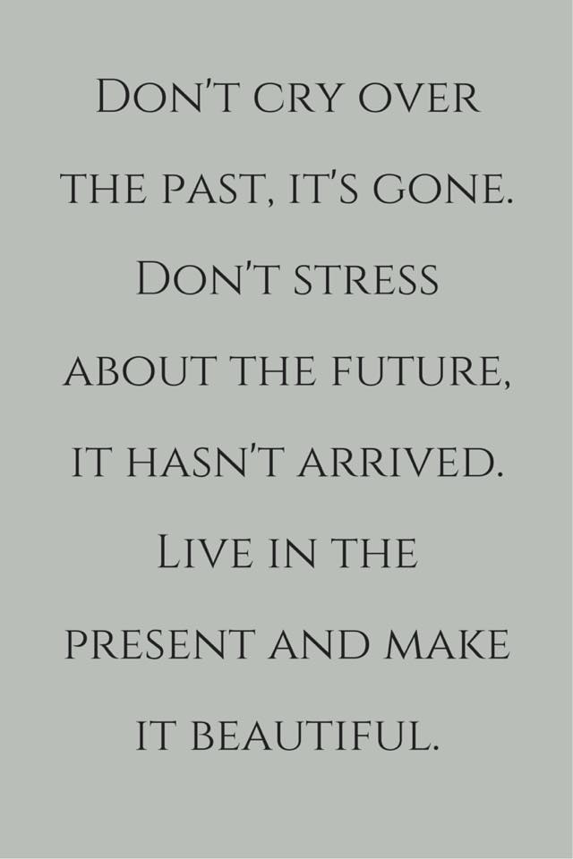 Don’t wallow in your defeat, and understand this physical experience is not about perfection