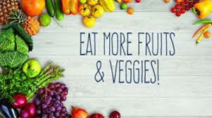 Eat more raw fruits and vegetables