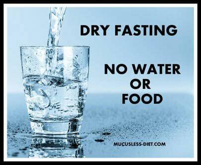 Dry fasting promotes regeneration