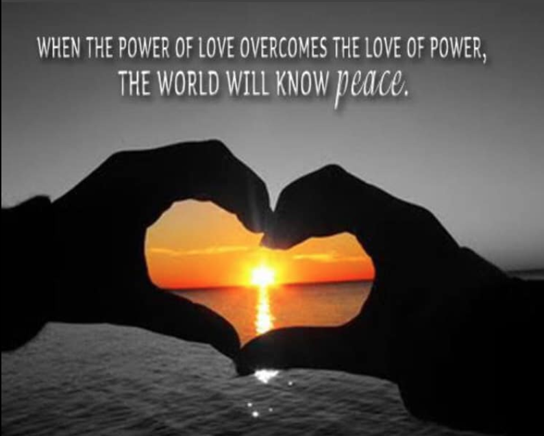 The power is in us! The power is love ❤️