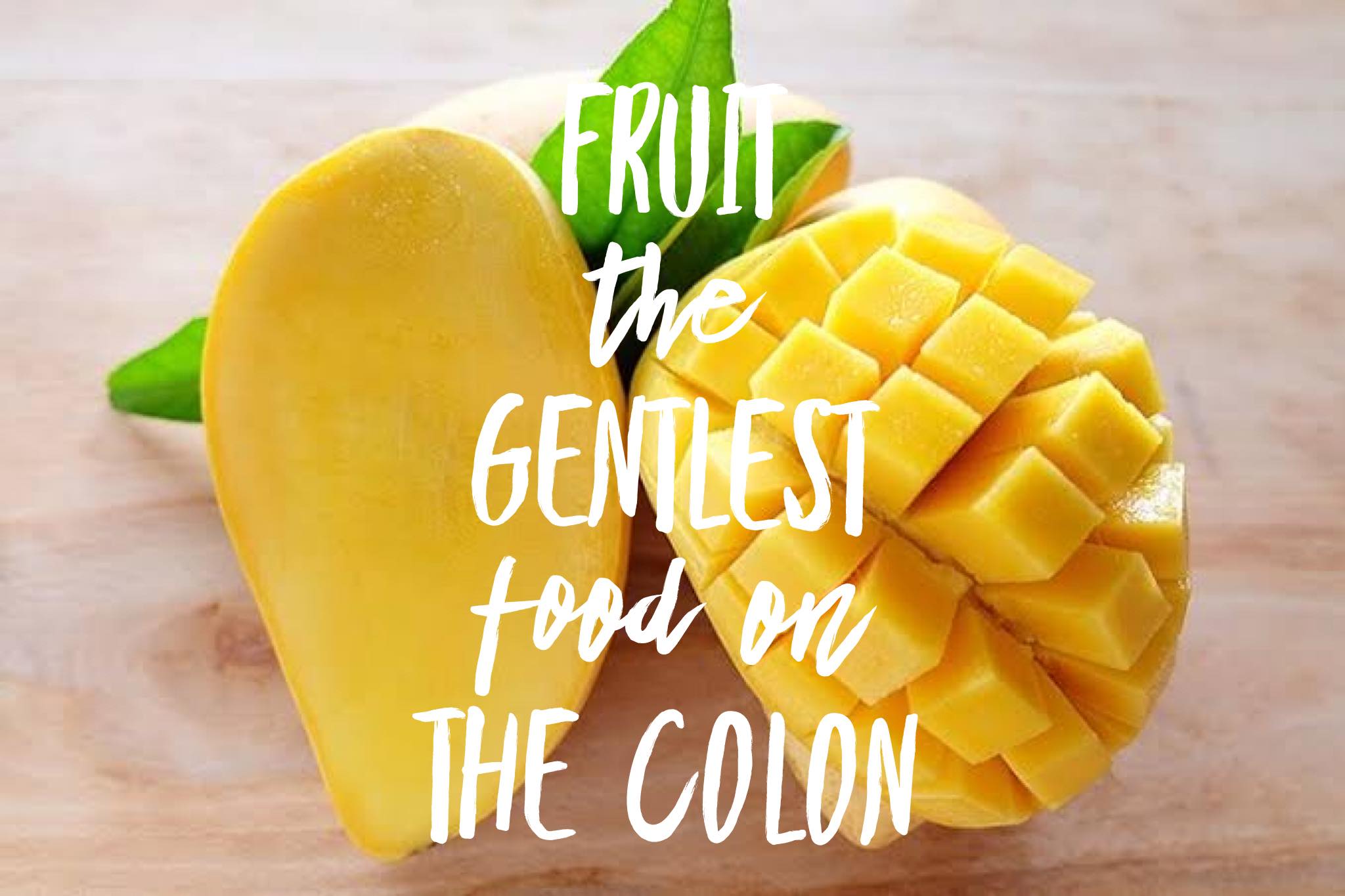 Fruit the gentlest food for colon health