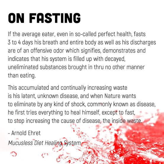 Fasting as a lifestyle